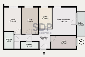 Mieszkanie na sprzedaż 85m2 Wrocław Krzyki Księże Małe Opolska - zdjęcie 2