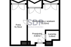 Mieszkanie na sprzedaż 47m2 Wrocław Stare Miasto Pl. Dominikański - zdjęcie 2