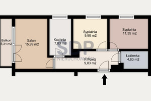 Mieszkanie na sprzedaż 60m2 Wrocław Psie Pole Zakrzów Zatorska - zdjęcie 2