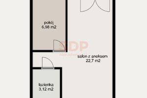 Mieszkanie na sprzedaż 38m2 Wrocław Fabryczna Grabiszyn-Grabiszynek Skwierzyńska - zdjęcie 3