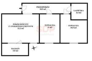 Mieszkanie na sprzedaż 59m2 średzki Miękinia Lutynia Pogodna - zdjęcie 2