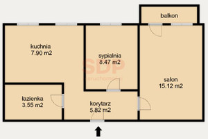 Mieszkanie na sprzedaż 43m2 Wrocław Fabryczna Nowy Dwór Strzegomska - zdjęcie 3