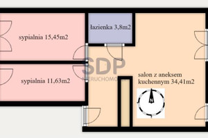 Mieszkanie na sprzedaż 75m2 Wrocław Psie Pole Poświętne Kamieńskiego Henryka Michała - zdjęcie 3