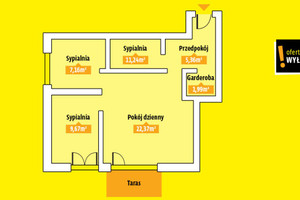 Mieszkanie na sprzedaż 51m2 buski Busko-Zdrój Sady - zdjęcie 2