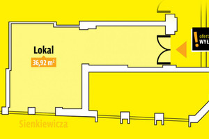 Komercyjne do wynajęcia 37m2 Kielce Henryka Sienkiewicza - zdjęcie 3