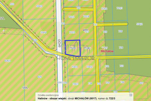 Działka na sprzedaż 931m2 miński Halinów Michałów - zdjęcie 1