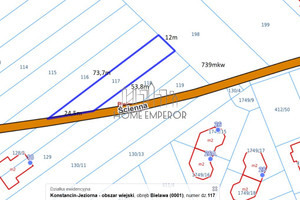 Działka na sprzedaż 739m2 piaseczyński Konstancin-Jeziorna Bielawa Ścienna - zdjęcie 2