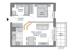 Mieszkanie na sprzedaż 42m2 Gdańsk Piecki-Migowo Pawła Adamowicza - zdjęcie 3