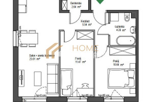 Mieszkanie na sprzedaż 58m2 Gdańsk Osowa Malinowa - zdjęcie 2