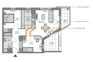 Mieszkanie na sprzedaż 70m2 Gdańsk Wrzeszcz Wrzeszcz Dolny Aleja Gen. Józefa Hallera - zdjęcie 3