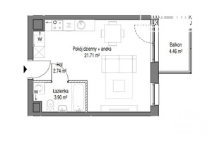 Mieszkanie na sprzedaż 29m2 Gdańsk Letnica Letnicka - zdjęcie 2