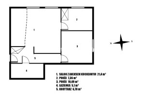 Mieszkanie na sprzedaż 60m2 gdański Pruszcz Gdański Konstantego Ildefonsa Gałczyńskiego - zdjęcie 2