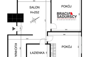 Mieszkanie na sprzedaż 57m2 Kraków Podgórze Duchackie Wola Duchacka Sebastiana Klonowica - zdjęcie 3