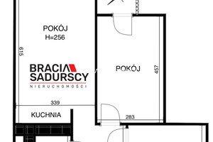 Mieszkanie na sprzedaż 49m2 Kraków Bieżanów-Prokocim Bieżanów Mała Góra - zdjęcie 3