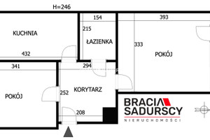 Mieszkanie na sprzedaż 49m2 Kraków Mistrzejowice os. Osiedle Tysiąclecia - zdjęcie 3