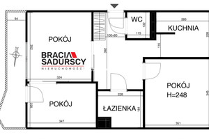 Mieszkanie na sprzedaż 53m2 Kraków Dębniki Os. Ruczaj Kobierzyńska - zdjęcie 3