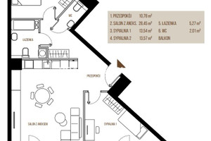 Mieszkanie na sprzedaż 74m2 Kraków Łagiewniki-Borek Fałęcki Łagiewniki Wadowicka - zdjęcie 3