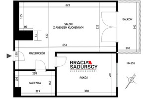 Mieszkanie na sprzedaż 36m2 Kraków Powstańców - zdjęcie 3