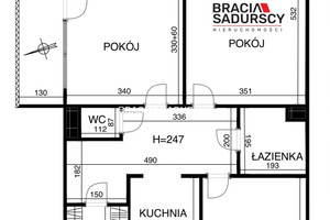 Mieszkanie do wynajęcia 64m2 Kraków Grzegórzki Mogilska - zdjęcie 3