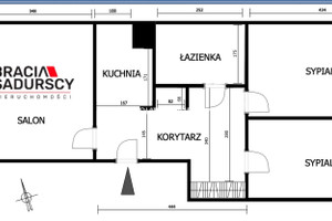 Mieszkanie do wynajęcia 56m2 Kraków Krowodrza Łobzów Poznańska - zdjęcie 3