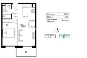 Mieszkanie na sprzedaż 46m2 Kraków Bieżanów-Prokocim Bieżanów Bieżanów - zdjęcie 3