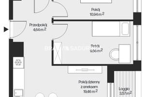 Mieszkanie na sprzedaż 49m2 Kraków Mistrzejowice Piasta Kołodzieja - zdjęcie 3