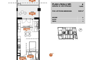 Mieszkanie na sprzedaż 40m2 Kraków Stare Miasto Stare Miasto (historyczne) Wita Stwosza - zdjęcie 3
