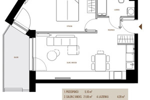 Mieszkanie na sprzedaż 46m2 Kraków Łagiewniki-Borek Fałęcki Łagiewniki Wadowicka - zdjęcie 3