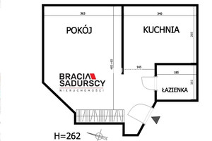 Mieszkanie na sprzedaż 27m2 Kraków Stare Miasto Wrzesińska - zdjęcie 3