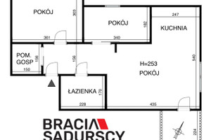 Mieszkanie na sprzedaż 60m2 Kraków Swoszowice Kliny Zacisze Borkowska - zdjęcie 3