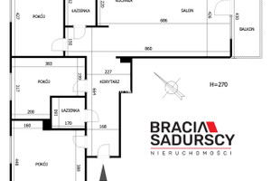 Mieszkanie na sprzedaż 86m2 Kraków Podgórze Duchackie Wola Duchacka Walerego Sławka - zdjęcie 3