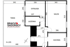 Mieszkanie do wynajęcia 44m2 Kraków Krowodrza Mazowiecka - zdjęcie 3