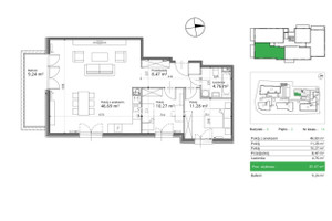 Mieszkanie na sprzedaż 82m2 Kraków Bronowice Bronowice Małe Armii Krajowej - okolice - zdjęcie 3