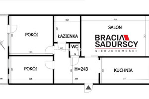 Mieszkanie na sprzedaż 52m2 Kraków Krowodrza Krowoderskich Zuchów - zdjęcie 3