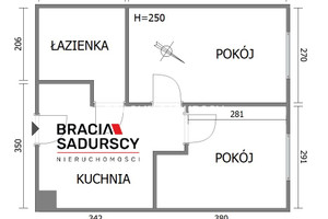 Mieszkanie na sprzedaż 40m2 Kraków Łagiewniki-Borek Fałęcki Borek Fałęcki Montwiłła-Mireckiego - zdjęcie 3