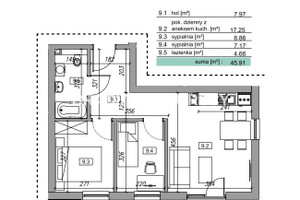 Mieszkanie na sprzedaż 46m2 myślenicki Myślenice Zawada - zdjęcie 3