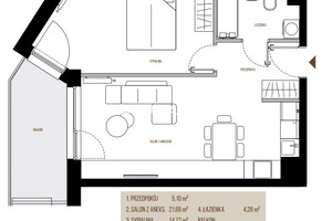 Mieszkanie na sprzedaż 46m2 Kraków Łagiewniki-Borek Fałęcki Łagiewniki Wadowicka - zdjęcie 3