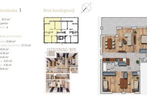 Mieszkanie na sprzedaż 66m2 wielicki Wieliczka Czarnochowice Dębowa - zdjęcie 3