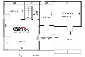 Dom na sprzedaż 115m2 wadowicki Stryszów Dąbrówka - zdjęcie 3