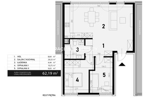 Mieszkanie na sprzedaż 63m2 Kraków Bronowice Jasnogórska - zdjęcie 3