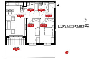 Mieszkanie na sprzedaż 71m2 Kraków Podgórze Dąbrowskiego - zdjęcie 3