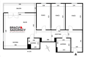 Mieszkanie na sprzedaż 82m2 Kraków Podgórze Duchackie Wola Duchacka Walerego Sławka - zdjęcie 3