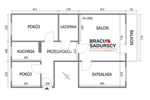 Mieszkanie na sprzedaż 57m2 Kraków Nowa Huta Nowa Huta (historyczna) os. Piastów - zdjęcie 3