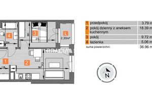 Mieszkanie na sprzedaż 37m2 Kraków Mistrzejowice os. Piastów - zdjęcie 3