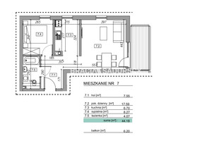 Mieszkanie na sprzedaż 46m2 myślenicki Myślenice Zawada - zdjęcie 3