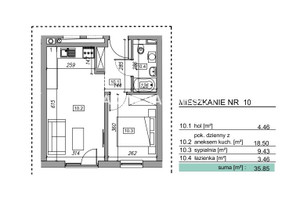 Mieszkanie na sprzedaż 46m2 myślenicki Myślenice Zawada Słowińska - zdjęcie 3