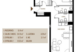 Mieszkanie na sprzedaż 63m2 Kraków Łagiewniki-Borek Fałęcki Łagiewniki Wadowicka - zdjęcie 3