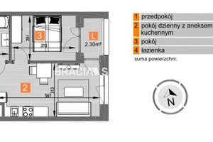 Mieszkanie na sprzedaż 37m2 Kraków Mistrzejowice os. Piastów - zdjęcie 3