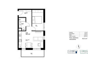 Mieszkanie na sprzedaż 45m2 Kraków Bieżanów-Prokocim Bieżanów Bieżanów - zdjęcie 3