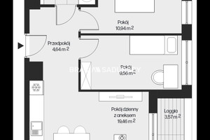 Mieszkanie na sprzedaż 49m2 Kraków Mistrzejowice Piasta Kołodzieja - zdjęcie 3